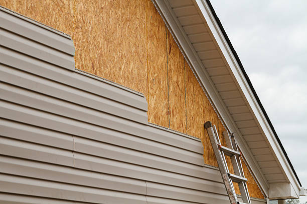Professional Emergency Siding Repair technician working in Bay Pines, FL